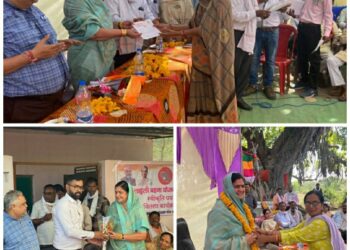 विधायक ने विभिन्न ग्रामों में लाडली लक्ष्मी योजना के स्वीकृति पत्र सौपे