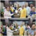 नगर पालिका उपाध्यक्ष वर्मा एवं सीएमओ पांडे सहित पार्षदों के नेतृत्व में लाड़ली बहना योजना में पात्र महिलाओं को फूल माला से स्वागत कर स्वीकृति पत्र वितरण किया गया