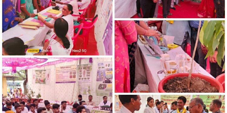 आयुष विभाग द्वारा विकास खंड स्तरीय आयुष मेले का आयोजन