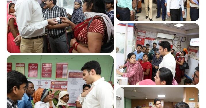 कलेक्टर अवि प्रसाद ने यूनियन बैंक माधव नगर शाखा एवं पंजाब नेशनल बैंक कुठला का किया आकस्मिक निरीक्षण  डी.बी.टी. का कार्य शीघ्र पूर्ण कराने के निर्देश