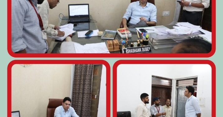 कलेक्टर अवि प्रसाद ने स्लीमनाबाद तहसील कार्यालय का किया निरीक्षण लंबित प्रकरणों पर जताई नाराजगी