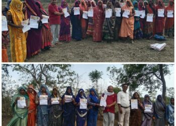 रैपुरा में किया गया मुख्यमंत्री लाड़ली बहना योजना के स्वीकृत पत्रो का वितरण