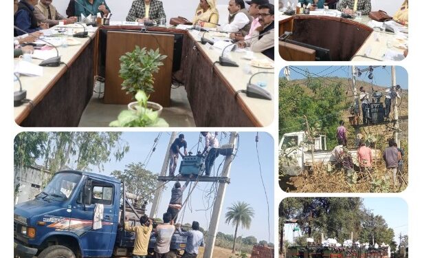 जिले मे 7 माह की अवधि मे बदले गये रिकार्ड 1025 ट्रांसफार्मर