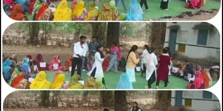 मुख्यमंत्री जनसेवा मित्र नुक्कड़ नाटक के माध्यम से लाड़ली बहना योजना की दे रहे जानकारी