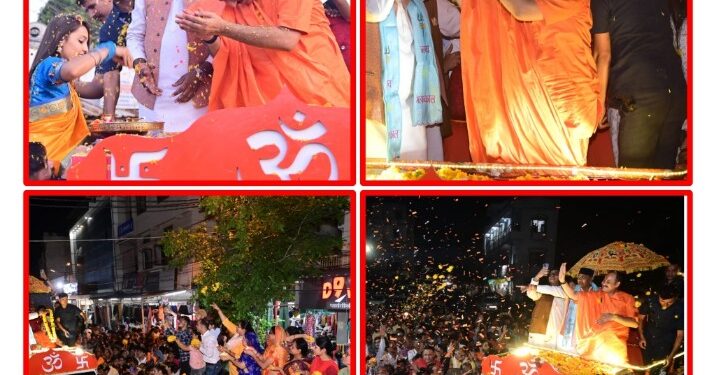 भोपाल के इतिहास में पहली बार इतनी ‘भव्य और दिव्य’ शोभा यात्रा निकाली गई पंडित प्रदीप मिश्रा जी