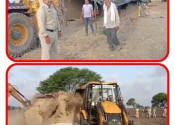 बालिका से दुष्कर्म करने वाले मकान पर चला बुलडोजर