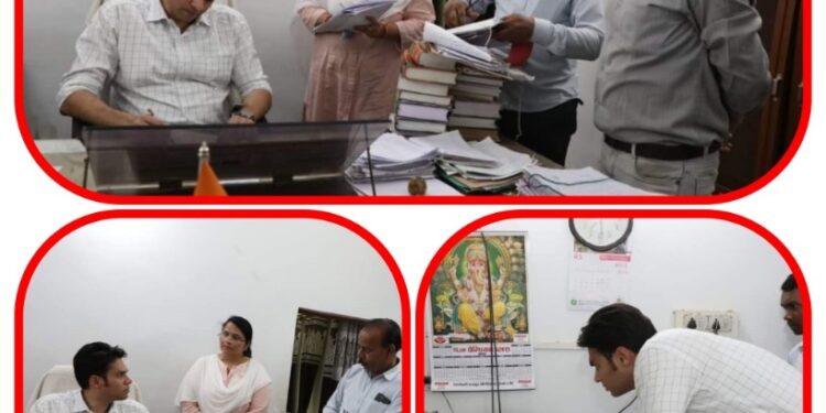 कलेक्टर श्री प्रसाद ने बड़वारा तहसील कार्यालय में राजस्व प्रकरणों की, की समीक्षा राजस्व प्रकरणों के निराकरण में वांछित प्रगति न होने पर व्यक्त की नाराजगी