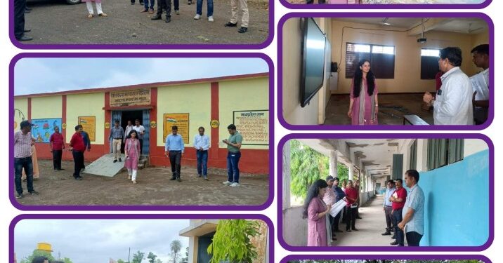 कलेक्टर ने किया मतदान केन्द्रों का निरीक्षण