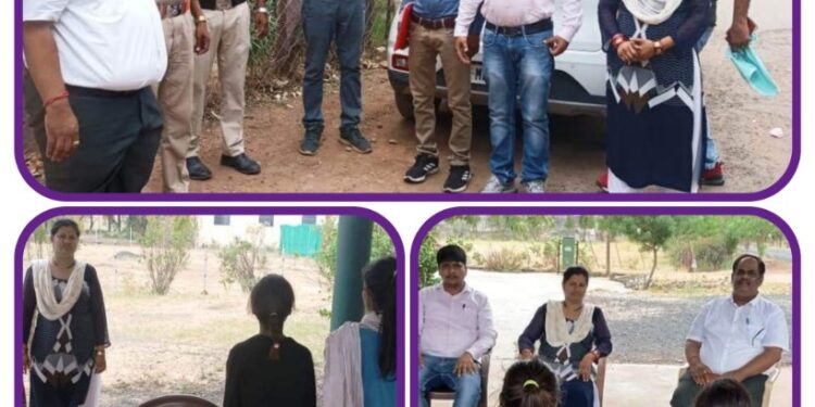 तीन बालिकाओं को भिक्षावृति करते हुए पाए जाने पर समिति के आदेश से बालिका गृह में विधि अनुरूप प्रवेश कराया गया