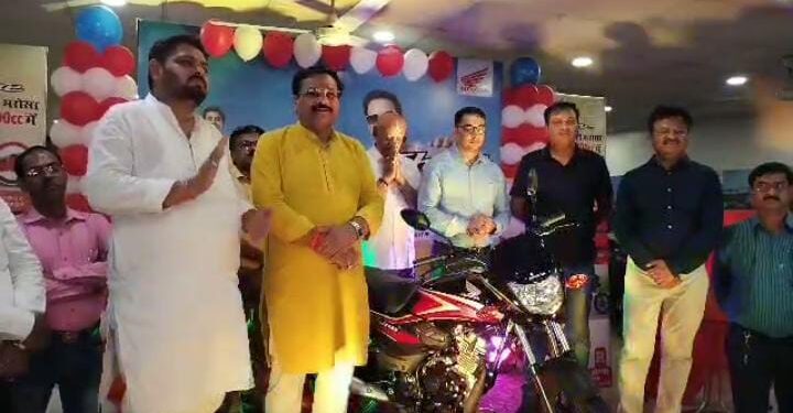 कटनी में हौंडा मोटरसाइकिल शाइन 100 लॉन्च