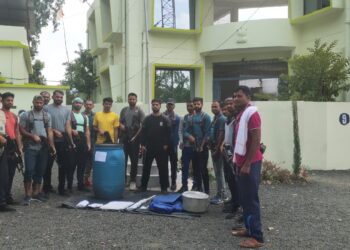 मंडला पुलिस एवं हॉक फोर्स को सर्चिंग के दौरान मिला नक्सली डंप: विस्फोटक सामग्री की गई जप्त