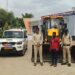 संभागीय परिवहन उड़नदस्ते द्वारा अवैध रूप से संचालित JCB को जप्त कर की गई कारवाई