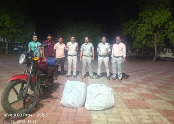 नोहटा पुलिस ने पकड़ी अवैध शराब, 343 बोतलें बरामद, आरोपी गिरफ्तार