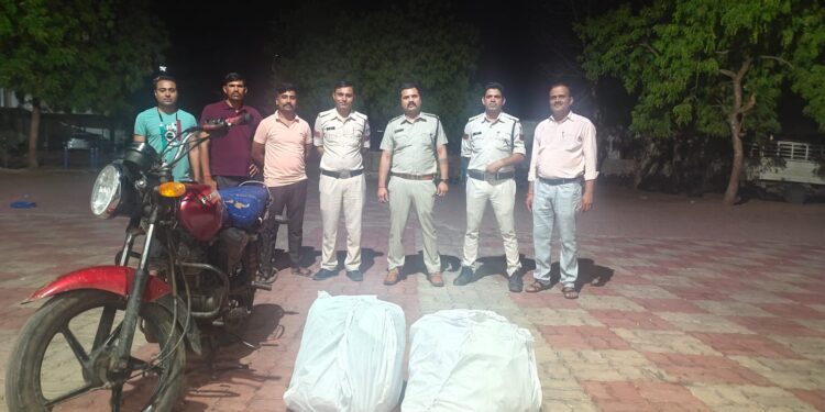 नोहटा पुलिस ने पकड़ी अवैध शराब, 343 बोतलें बरामद, आरोपी गिरफ्तार