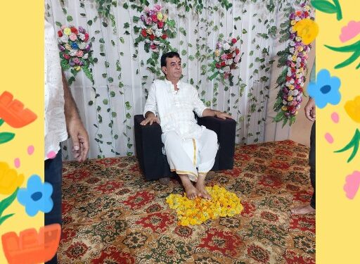 गुरु पूर्णिमा के पावन अवसर पर प्रेमरामयण समाज भवन कटनी में शिष्यों गुरु चरणों की पूजा कर हर्षोल्लास से गुरु पूर्णिमा का कार्यक्रम