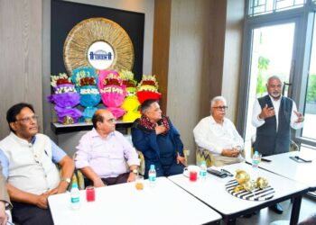 ब्रिज बिजनेस चैंबर्स इंडस्ट्री फेडरेशन द्वारा  राजा बुंदेला का सम्मान एवं स्वागत