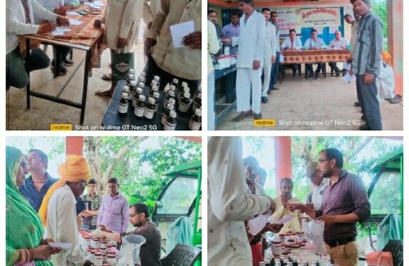 आयुष विभाग द्वारा ग्राम पल्दूना में निशुल्क स्वास्थ्य शिविर का आयोजन*