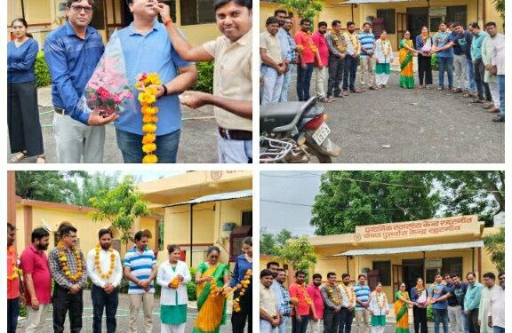 रहटगांव प्राथमिक स्वास्थ्य केंद्र कायाकल्प अवार्ड मिलने पर विधायक प्रतिनिधि एवं मंडल के सदस्यों द्वारा किया स्वागत