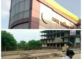 कुशल मैनेजमेंट के चलते 24 घंटे में पाइप लाइन शिफ्टिंग का काम पूरा नगर में कहीं भी नहीं बनी जल संकट की स्थिति, यातायात बना रहा सुगम