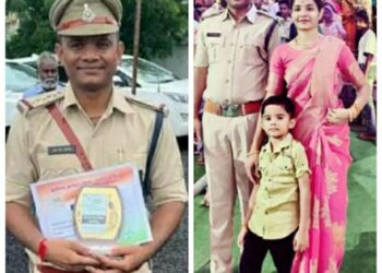 कर्तव्य परायण सेवा करते हुए टी आई की नदी में डूबने से शहीद