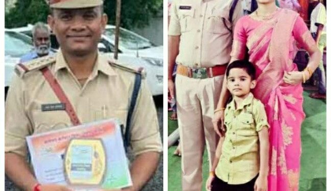 कर्तव्य परायण सेवा करते हुए टी आई की नदी में डूबने से शहीद