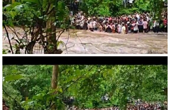 छत्तीसगढ़ के गरियाबंद जिले में अचानक आई बाढ़ में सैकड़ों की संख्या में पर्यटक फंस गए VIDEO
