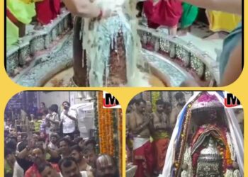 उज्जैन महाकाल की भस्म आरती में पहुंचे हजारों श्रद्धालु,  आज हुई विशेष भस्मारती पहले हुआ पंचामृत अभिषेक, फिर भांग, चन्दन और सूखे मेवे