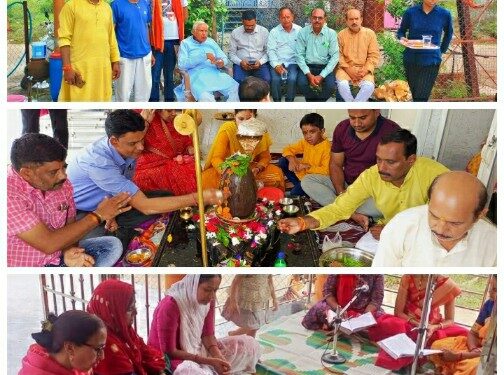 नंद बिहार कॉलोनी में अखण्ड रामायण पाठ आरंभ हुआ