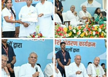 आज निवास कार्यालय में बेरोजगारी भत्ता योजना के तहत चौथी किश्त के रूप में प्रदेश के 01 लाख 22 हजार 625 हितग्राहियों को 31 करोड़ 71 लाख रूपए की राशि सीधे उनके खाते में अंतरित की