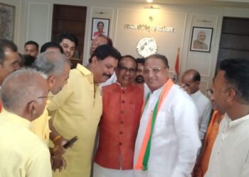 भाजपा के जिला अध्यक्ष के नेतृत्व में आलोट के भाजपा नेताओं ने भोपाल पहुंचकर मुख्यमंत्री से मुलाकात की