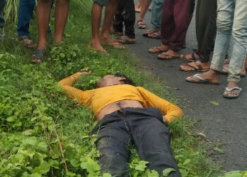 सब्जी लेकर घर वापस आते समय बाइक फिसलने से हुआ हादसा , मौत