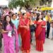 जटाशंकर कावड़ यात्रा समिति द्वारा मां नर्मदा को 1100 सौ मीटर के चुनरी चढ़ाई गई एवं शाम को 5100 आटे के दीप प्रवाहित किए गए