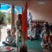 सेवन में संघ ने किया भगवा ध्वज का पूजन