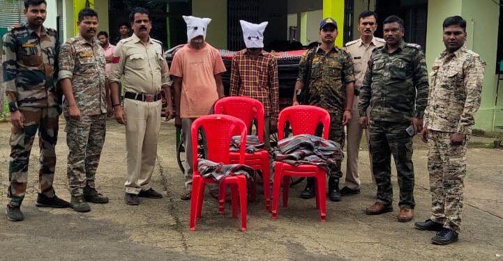 *टेंट के गद्दा कुर्सियों के दो चोर बिछिया पुलिस की गिरफ्त में*