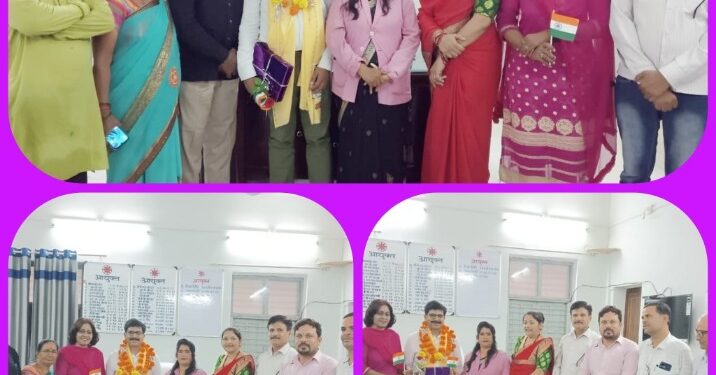 *नगर-निगम ब्रांड एम्बेसडर स्वच्छ देवदूतों द्वारा आयुक्त धाकडें का पुष्प गुच्छ और माला पहनाकर किया गया आत्मीय भव्य स्वागत सम्मान*