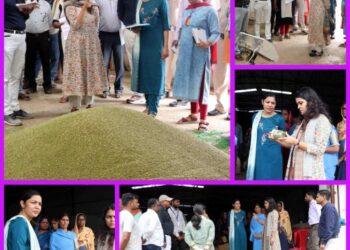 मूंग खरीदी में लापरवाही पर वेयर हाऊस ब्लैक लिस्टेड करने के निर्देश कलेक्टर ने किया मूंग खरीदी केन्द्र का निरीक्षण