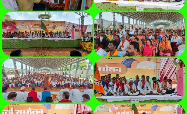 कमल खिलाने का लिया संकल्प नर्मदापुरम,सिवनी मालवा, पिपरिया विधानसभा में कार्यकर्ता सम्मेलन हुआ संपन्न