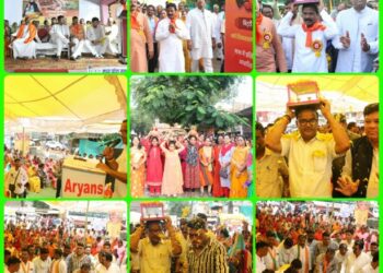 समरसता,सद्भाव एवं एकता की त्रिवेणी बनी समरसता यात्रा, समरसता यात्रा में उमड़े श्रद्धालु, यात्रा का जगह जगह हुआ भव्य स्वागत
