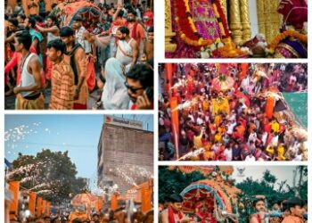 *डोंगरगढ माई की नगरी में बाबा चंद्रमौलेश्वर की निकली भव्य पालकी शोभायात्रा*