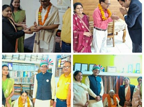 स्वतंत्रता संग्राम सेनानियों के परिजनों का किया गया सम्मान
