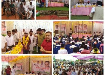 अजय गौटिया के स्वागत समारोह में उमड़ी समर्थकों की भीड़. बड़वारा से कांग्रेस प्रत्याशी बनाने की मांग