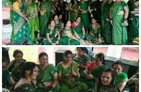 विप्र महिला मंडल ने नेहरू पार्क में हरियाली तीज उत्सव मनाया