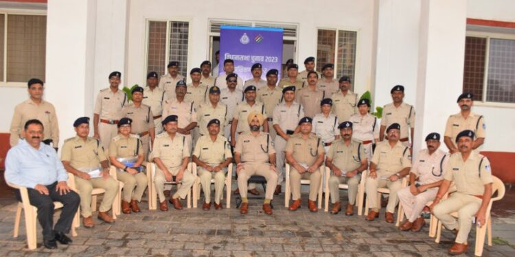 विधानसभा चुनाव 2023 की तैयारियों हेतु पुलिस अधीक्षक डॉ. सिंह की अध्यक्षता में 4 दिवसीय प्रशिक्षण कार्यक्रम आयोजित किया गया