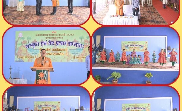 जेपीवी डीएवी में संपन्न हुआ संस्कृत एवं वेद प्रचार सप्ताह
