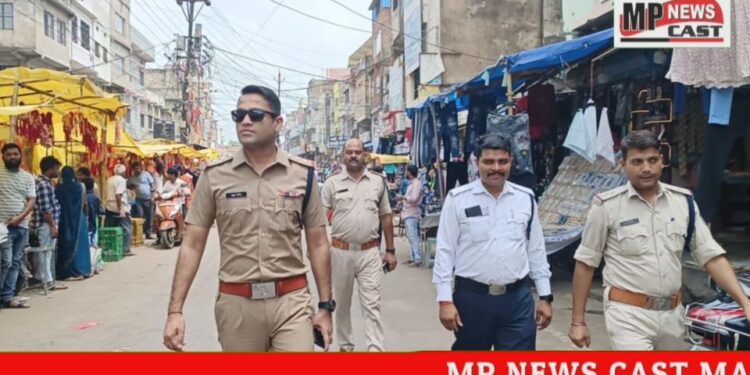 पुलिस यातायात व्यवस्था रक्षाबंधन के पूर्व