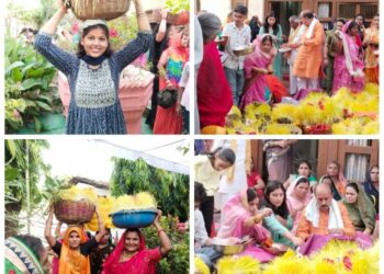रहटगांव भुजरिया का पर्व बड़े ही धूमधाम और आस्था के साथ मनाया गया