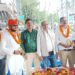 स्कूल वाहन चालक संघ ने निकाली रैली,गांधी प्रतिमा पर किया माल्यार्पण