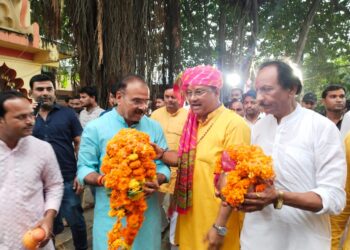विधायक कुंवर संजय शाह के द्वारा निकाली गई विशाल कावड़ यात्रा