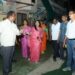 महापौर श्रीमति प्रीति संजीव सूरी द्वारा निर्माणाधीन सी.सी. रोड का निरीक्षण