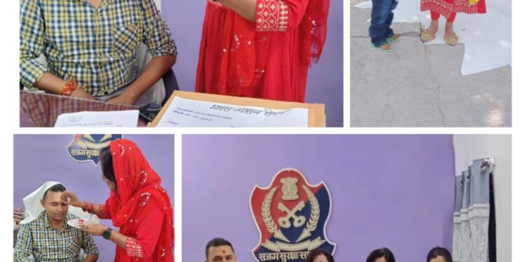 मुस्कान ड्रीम्स फाउंडेशन ने झिंझरी जेल में बंदी महिलाओं के बच्चों को वस्त्र भेंट कर मनाया रक्षाबंधन का त्यौहार